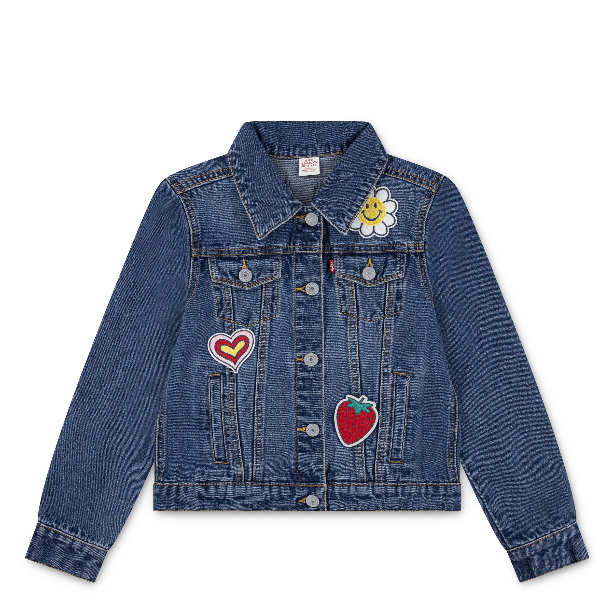 Trucker With Patches Jacket (Little Kid)