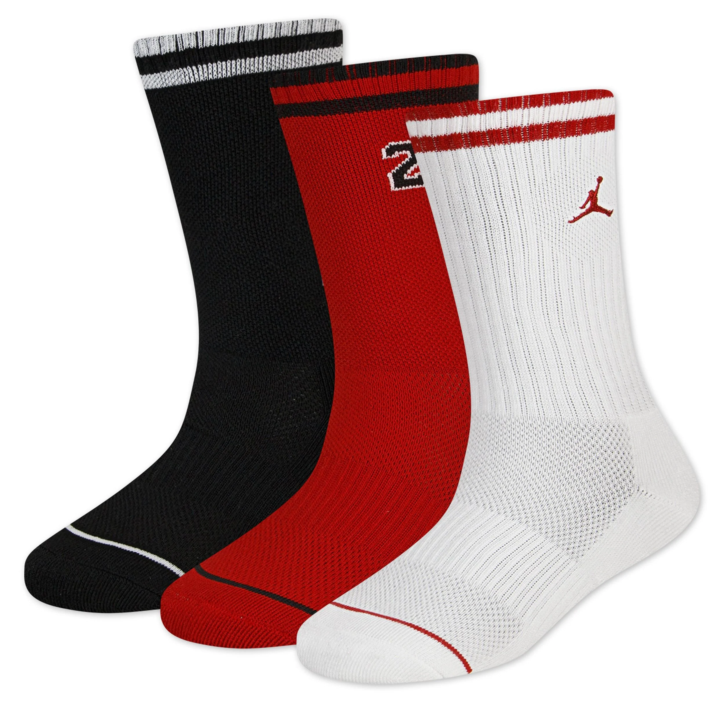 Varsity Jersey 3 Pack Crew Sock (3Y-5Y)
