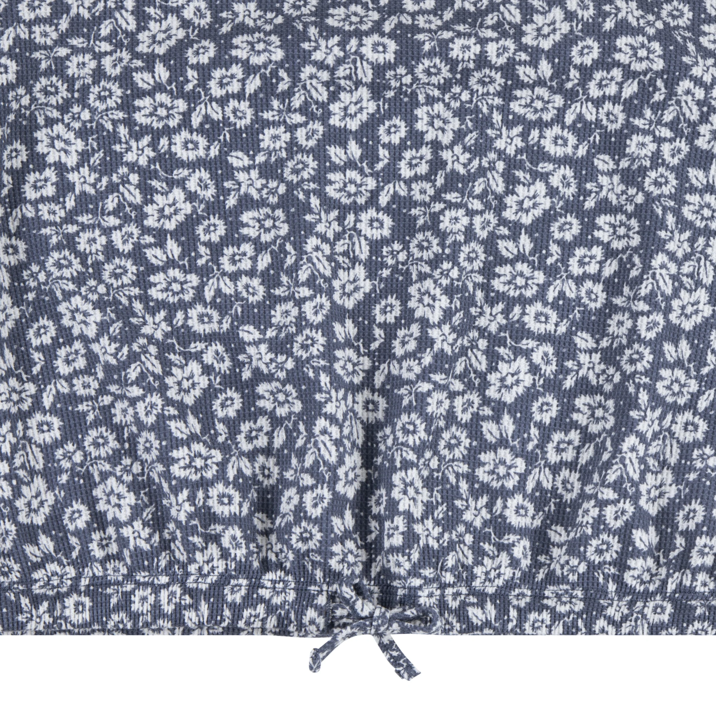 Waffle Floral Bubble Top (Big Kid) - Image 4
