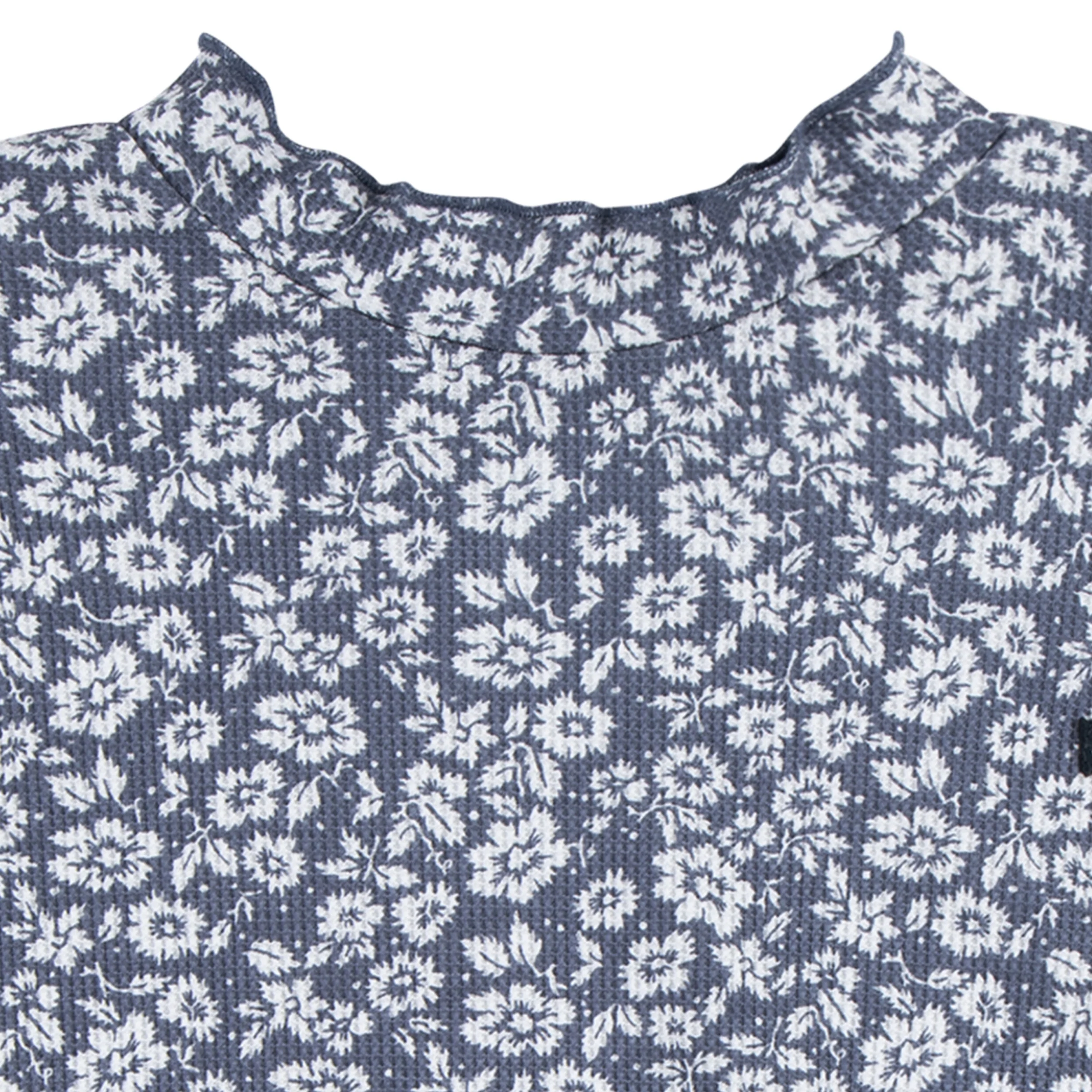 Waffle Floral Bubble Top (Big Kid) - Image 6