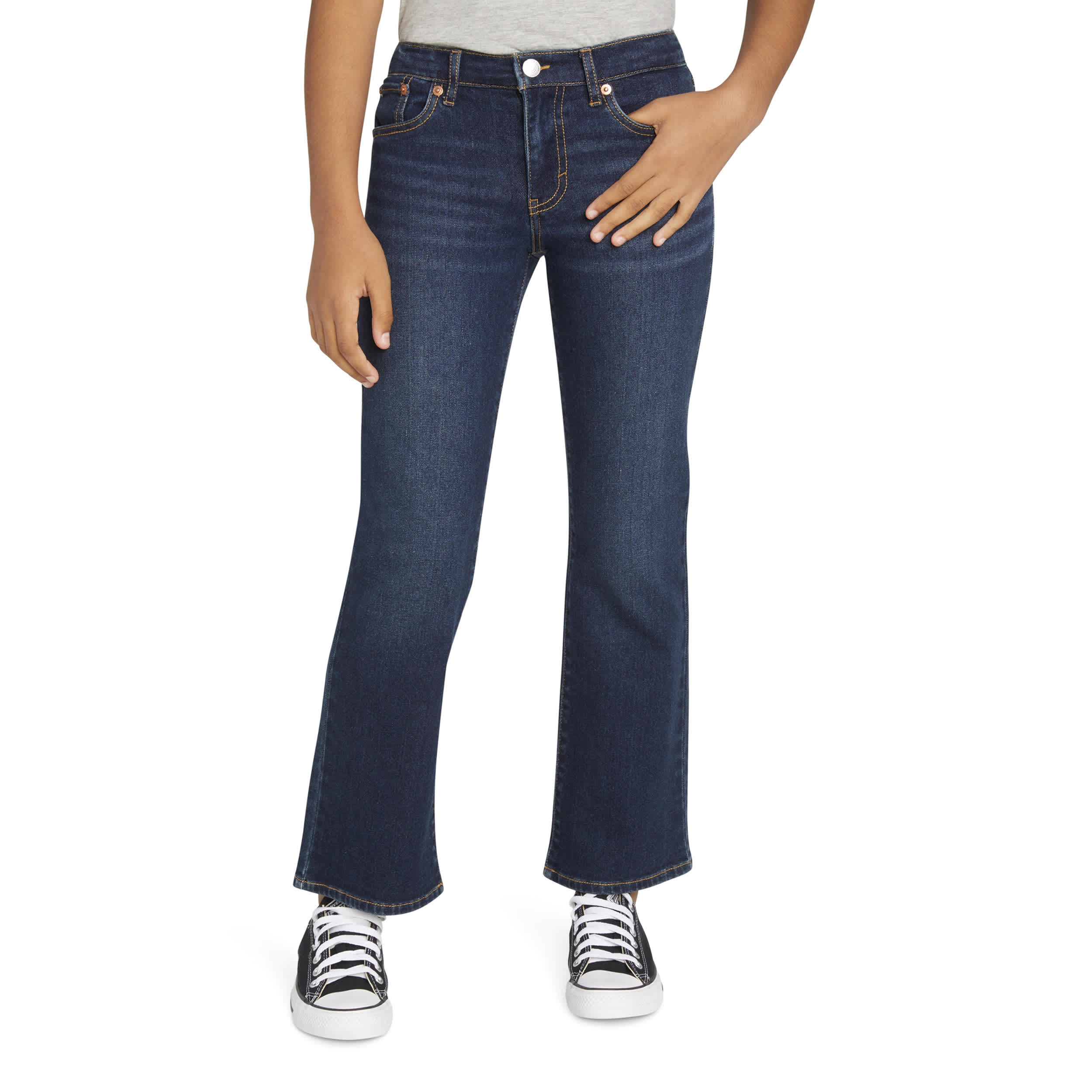 Wide Leg Jeans (Big Kid)